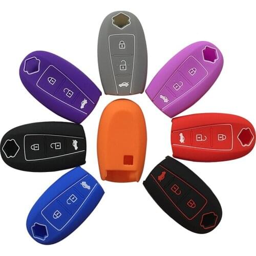 3 Button Car Key Cover Case for Suzuki Vitara Ignis Kizashi SX4 Baleno Ertiga 2016 2017 2018 2019 Remote Keyless Protector Smart