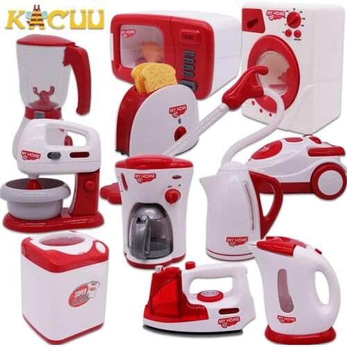 Kids Kitchen Toys Simulation Microwave Oven Educational Toys Mini Kitchen Food Pretend Play Cutting Role Playing Girls Toys