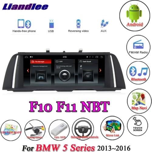 For BMW 5 Series F10/F11 2013-2016 Original NBT System Car Android 10.0 Player Multimedia Carplay Androidauto GPS Navigation