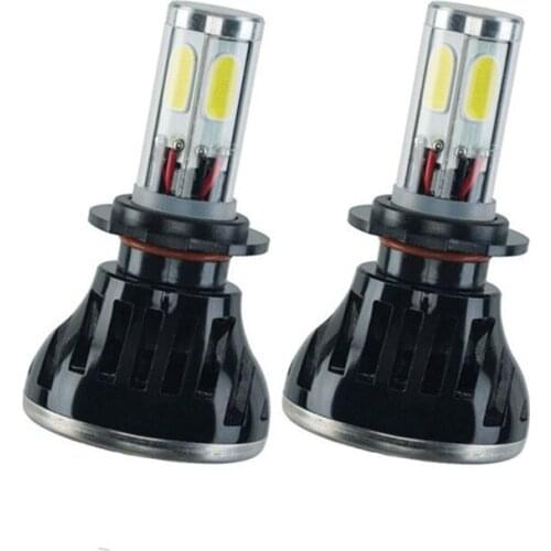 For Bulb LED anbulb 8000lm 4 side lights 360 degree 80W H4 H7 cob LED car lighthouse 600k DC2V