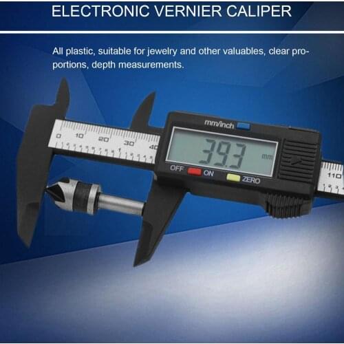 Electronic Digital Display Vernier Caliper 0-150MM Digital Measuring Instrument Internal Diameter External Diameter Plastic