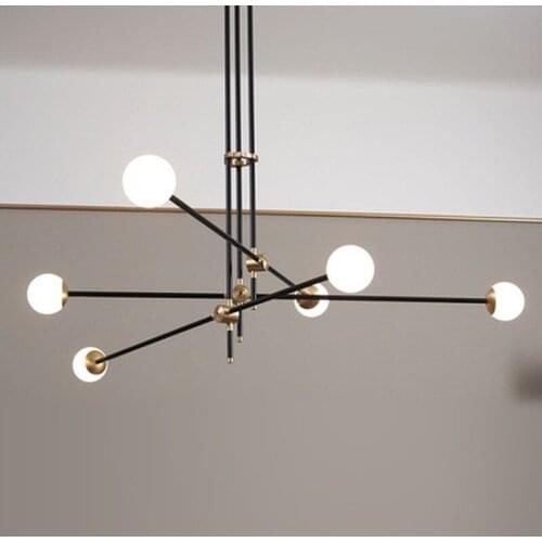 European Nordic post modern chandelier light lamp LED foyer living guest dinning room bedroom modern simple hanging light lamp