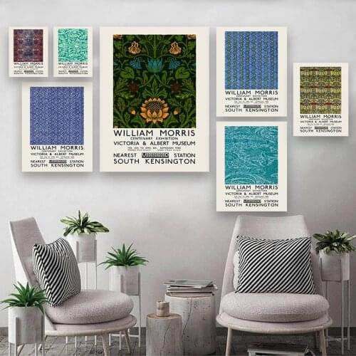 William Morris Canvas Painting Decorative Photos Wall Picture Posters For Living Room Bedroom Decoration