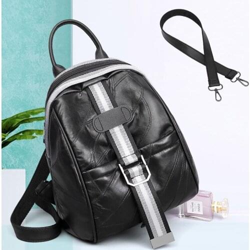 HANSOMFY 2019 Fashion Women Backpack High Quality Youth Leather Backpacks for Teenage Girls Female School Shoulder Bag ML-74