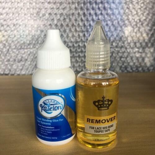38ml Invisible waterterproof Lace wig bonding Glue 15ml Liquid transparent wig Adhesive wig With 30ml Remover hair Wax stick