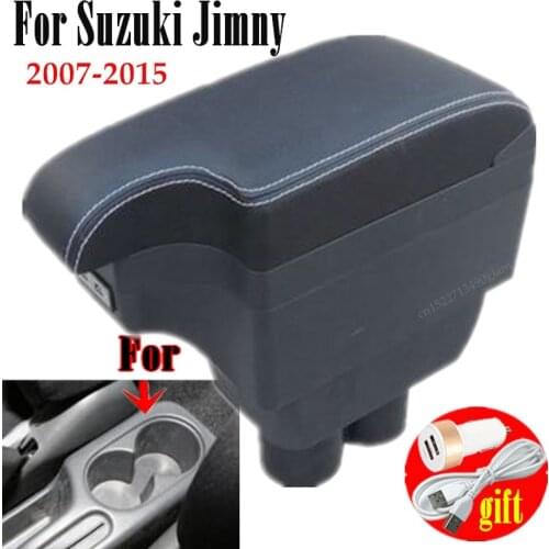 For Suzuki Jimny Armrest box Interior 2007-2015 2011 2012 2013 2014 Parts special Retrofit parts Car Armrest Center Storage box