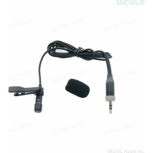 Professional Tie Clips Lavalier Lapel Microphone Uni-diectivity for Sennheiser Wireless Microfone System 3.5mm Stereo Lock Metal