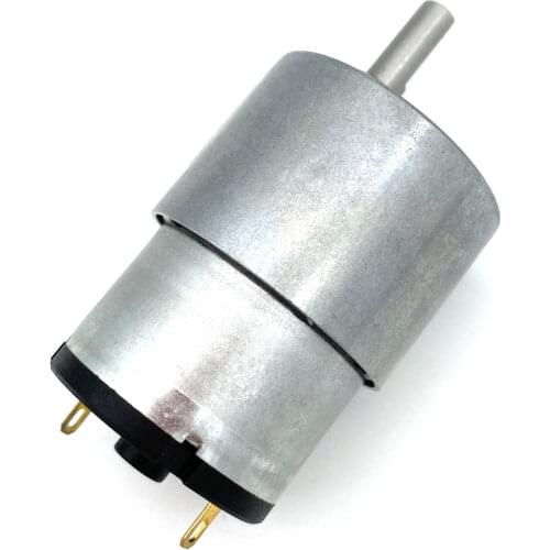 DC 6/12/24V Gear Motor High Torque Micro Speed Reduction Gear Motor Electric Metal Mini Gear Motor 7-960 RPM Gearbox Reducer