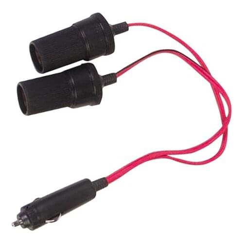 CIGARETTE LIGHTER PLUG MULTIPLEXER 2 Lİ (1 MALE-2 FEMALE CIGARETTE LIGHTER)