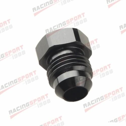 -6 AN Male AN6 Flare Plug Fitting Aluminum AN Plug