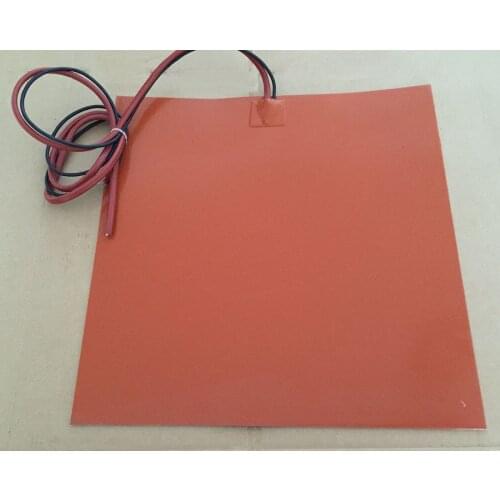 300x300 mm 12V 300W Engine Oil Tank Silicone Heater Pad Universal Fuel Tank Water Tank Rubber Heating Mat Warming Accessories