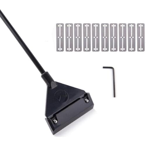 Stainless Steel Algae Razor Scraper Blade Multi-Tool Cleaner Kit Cleaning Tool for Aquarium Fish Reef Plant Glass Tank