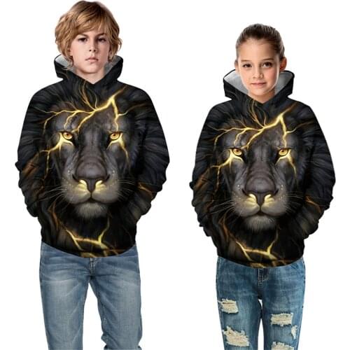 Sweatshirt Hoodi For Kids Teen Kids Boy Girl 3d Print Cartoon Pullover Sweatshirts With Pocket Hoodie Tops Autumn Winter Cloth