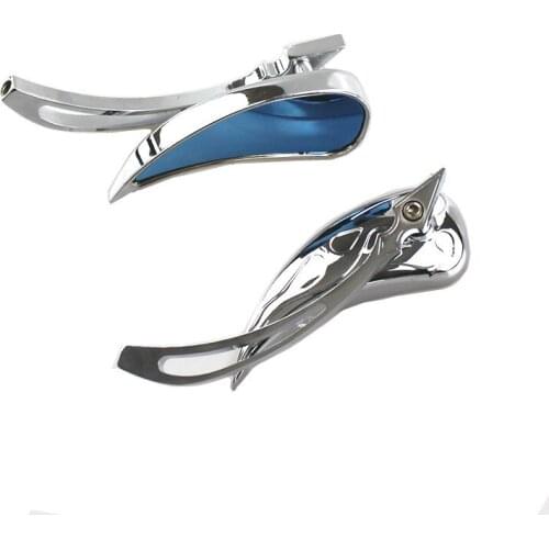 Universal Motorcycle Rearview Side Mirrors For Kawasaki Honda Yamaha Suzuki Cafe Racer Bobber Custom Street Glide Tour Glide