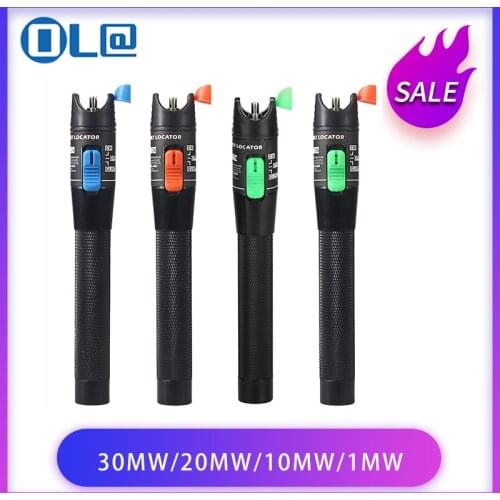 Preferential Price Laser 30MW/20MW/10MW/5KM Visual Fault Locator, Fiber Optic Cable Tester 10-30Km Range VFL AUA-30