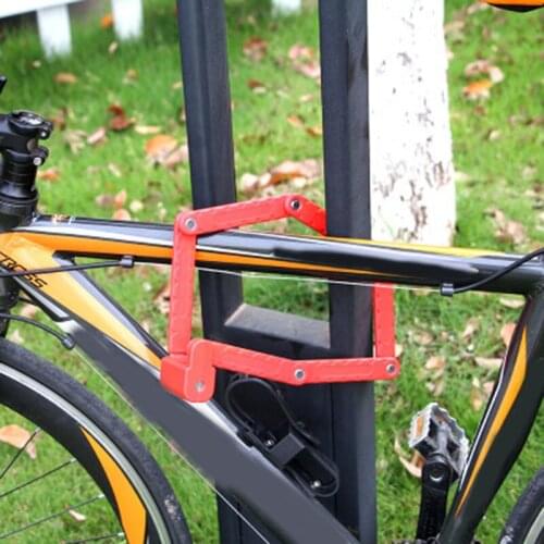 Waterproof Anti-theft Durable Road Bike Lock with 2 Key High Strength Bicycle Foldable Lock Cycling Accessories XR-Hot