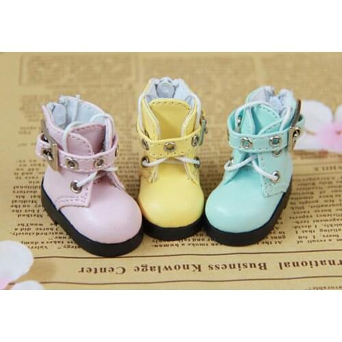 Top Quality 1/6 BJD Leather Boots Shoes For Doll Msd SD BJD Cute Shoes Doll Accessories