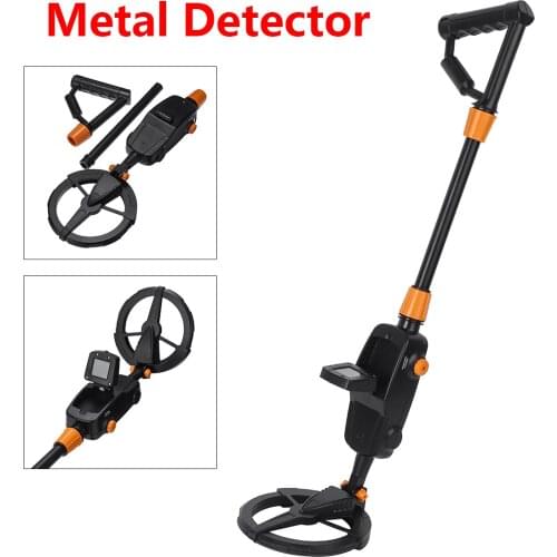 High-Accuracy Metal Detector Waterproof Metal Finder 9V 22KHz High Sensitivity Metal Detector Long Handle Adjustable