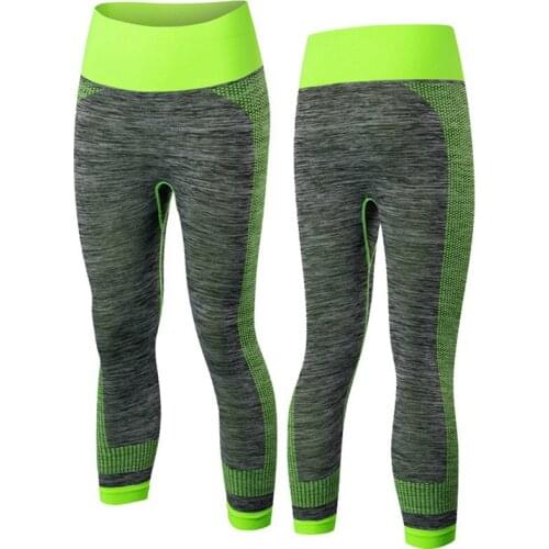 Women Yoga Leggings Pants Female Exercise Gym Sports Fitness Cropped Trousers Running Tights Women