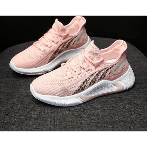 Womens Shoes Lace Up Ladies Platform Casual Comfort Shoes Women Chunky Sneakers Spring Female Footwear New Fashion