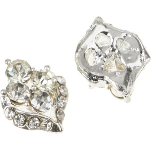 10Pcs 3D Nail Art Tips Decorations Alloy Rhinestones Jewelry Manicure