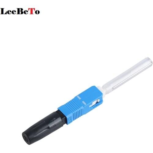 10pcs Hot Fast Connector SC UPC Optical Fiber Connector SC Fiber Hot Melt Quick Connection