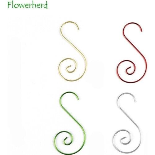 10Pieces Christmas Hook S Hook Stainless Steel S-Shaped Hooks Shopping Mall Hook Christmas Decorations Accessories Home Decor