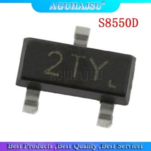 100pcs S8550 S8550D SMD SOT23 SOT23-3 2TY SOT New original