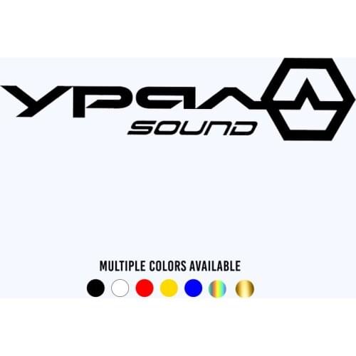 CK2785#60*16cm Ural Sound funny car sticker vinyl decal silver/black car auto stickers for car bumper window car decorations