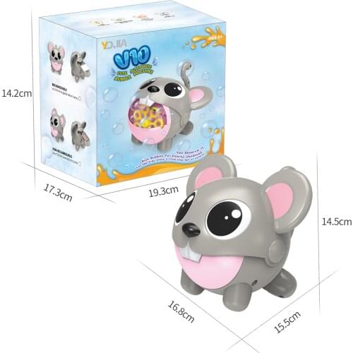 Kid Toys Automatic Bubble Blowing Cartoon Animal Bubble Machine Children Outdoor Toys Bubble Gum Machine Kid Toy