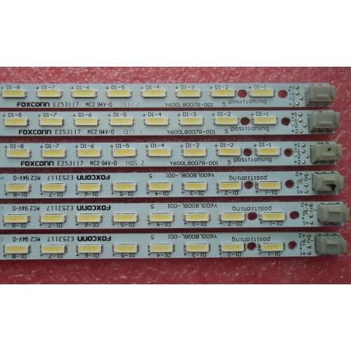 FOR SHARP LCD-60LX540A Article lamp Y600LB008L-001 E253117 1piece=68LED 676MM