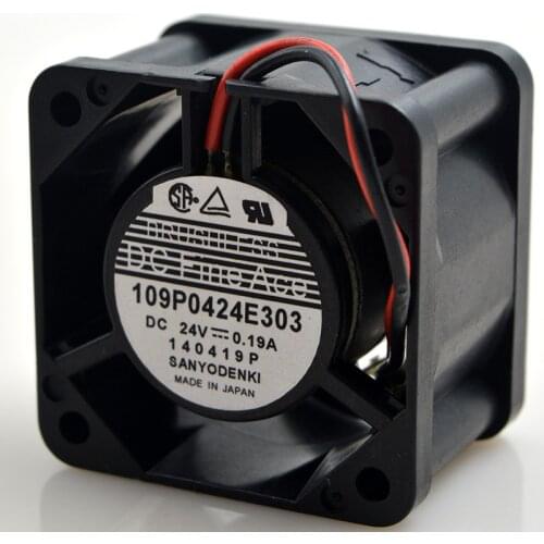 FOR Sanyo 4028 24v 0.19a109p0424e303 4cm 4cm large air volume inverter cooling fan
