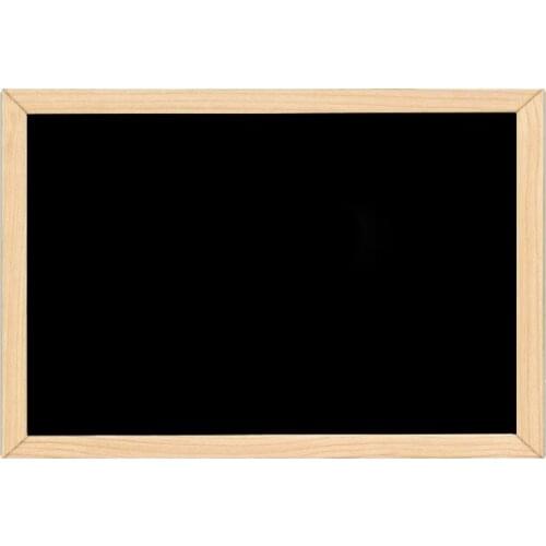 Double-Sided Blackboard Wooden Crafts Wooden Frame Small Blackboard Writing Message Board Home Decoration DIY Listing