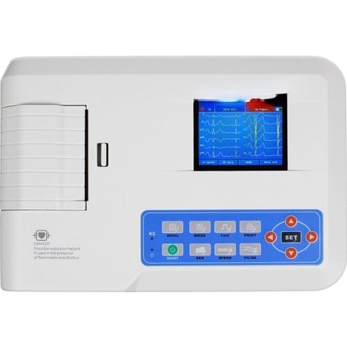 Veterinary medicine animal ekg machine 3 channel 12 lead veterinary portable ecg machine