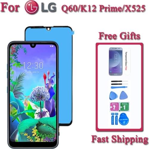 Screen For LG Q60 2019 X525ZA X525BAW X525HA X525ZAW LCD Display Touch Screen Digitizer Assembly Replacement Phone Part