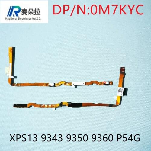Brand new original laptop Power LED or Microphone board FFC FLEX CABLE For DELL XPS13 9343 9350 9360 FFC Cable M7KYC 0M7KYC