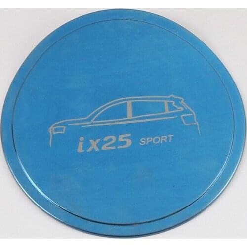 For Nissan Tiida 2019 Stainless Steel Fuel Cap Tank Cover 1PC/SET Car Covers External Automobile car accessories Car styling