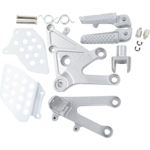 Motorcycle Front Rider Foot Pegs Footrest Brackets For HONDA CBR 600RR 2003-2006 2004 2005