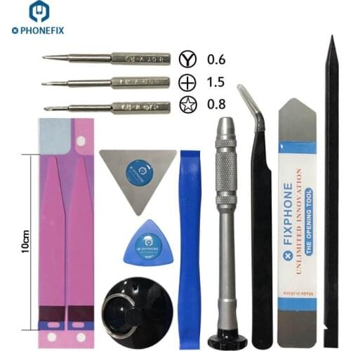 12 IN 1 Screen Replacement Tool Kit Screen Repair Kit Battery Replacement Tool Kit for iPhone Repair Opening Tools