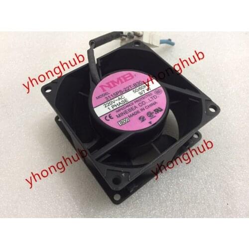 NMB-MAT 3115PS-22T-B30 B00 AC 220V 9W 80X80X38mm Server Cooling Fan