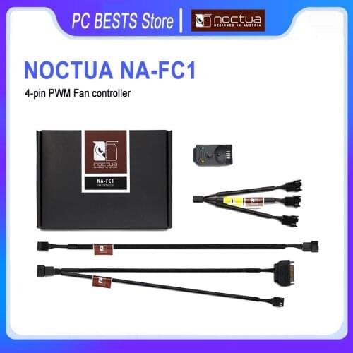 Noctua NA-FC1 4-pin PWM Fan controller Speed governor deceleration cable Manual controller