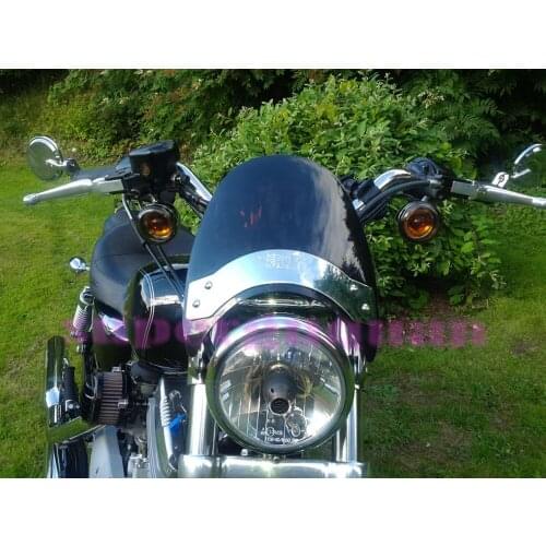 New For Harley Davidson Sportster Custom XL 883C 1200C Deluxe XLH 883 bike motorcycle/motorbike Windshield/Windscreen