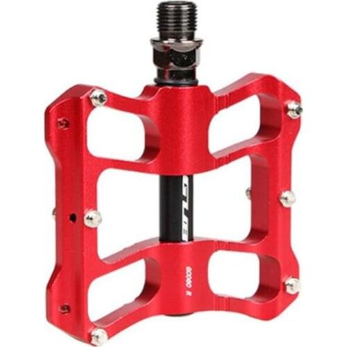 Q936 Free Shipping GC060 Ultra-light aluminum pedal bike Bi-Lin bearing foot bike red black optional