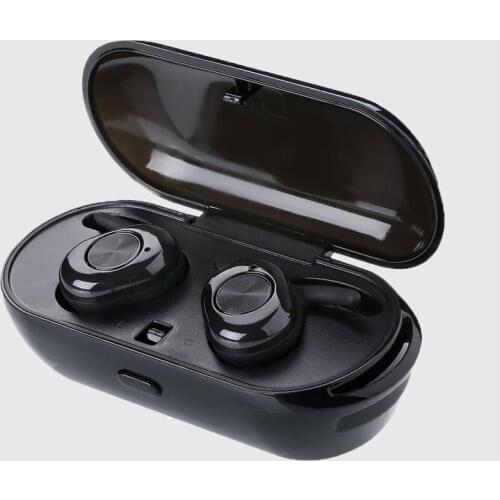 Vitog Sports True Wireless Headphone TWS Bluetooth 5.0 Earphone Headsets HiFi Stereo Mini Earbuds with Micrphone Charger Box