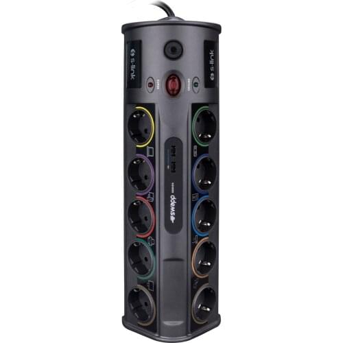 10 input socket 2 usb input socket current proof socket power strip smart USB socket adapter surge protector