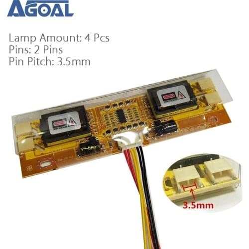 Universal 4 Lamp Single port General high pressure board Inverter Board general LCD Screen Panel Monitor CCFL inverter