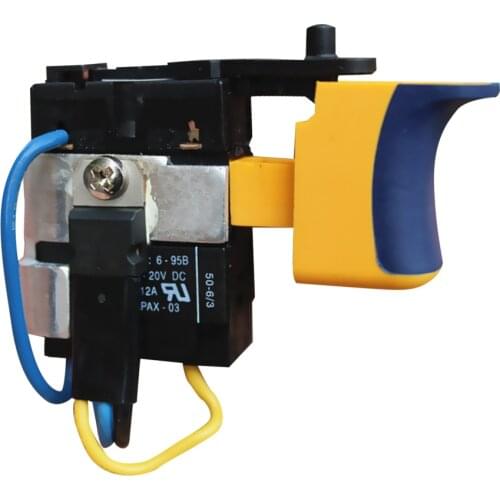 12V Lithium Rechargeable Drill Hand Drill Brushed DC Motor Speed Switch Forward Reverse Speed Regulating Switch