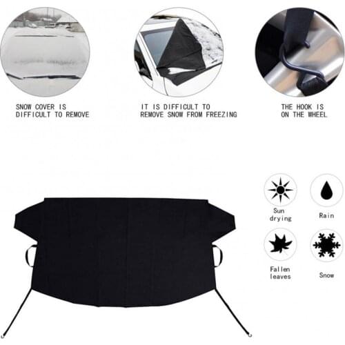 Car Vehicle Window Windshield Protective Cover Snow-Proof Anti-Frost Sunshade parasol coche защита от солнца Windshield Sunshade