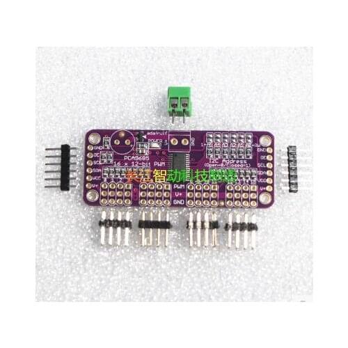 Free Shipping!!! CJMCU-PCA9685 16-channel 12 Fm + I2C bus PWM controller servo control module sensor