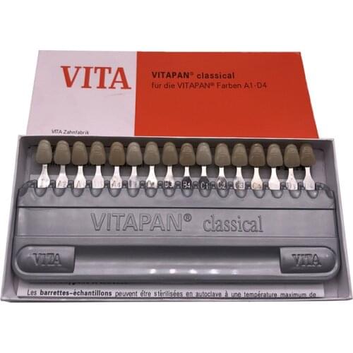 Free shipping High Quality Dental Equipment Teeth Whiting Porcelain VITA Pan Classical 16 Color fake teeth care teeth protector